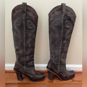 🔥🔥🔥Donald J. Pliner - Lisa Style - Rare Chic Cowboy Boots Size 10🔥🔥🔥